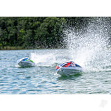 Disruptor 4S VXL 1:10 26in Electric Brushless Race Boat with Rapid Right Pink (+ TQ 2-ch VXL-4s marine Velineon 540XL)