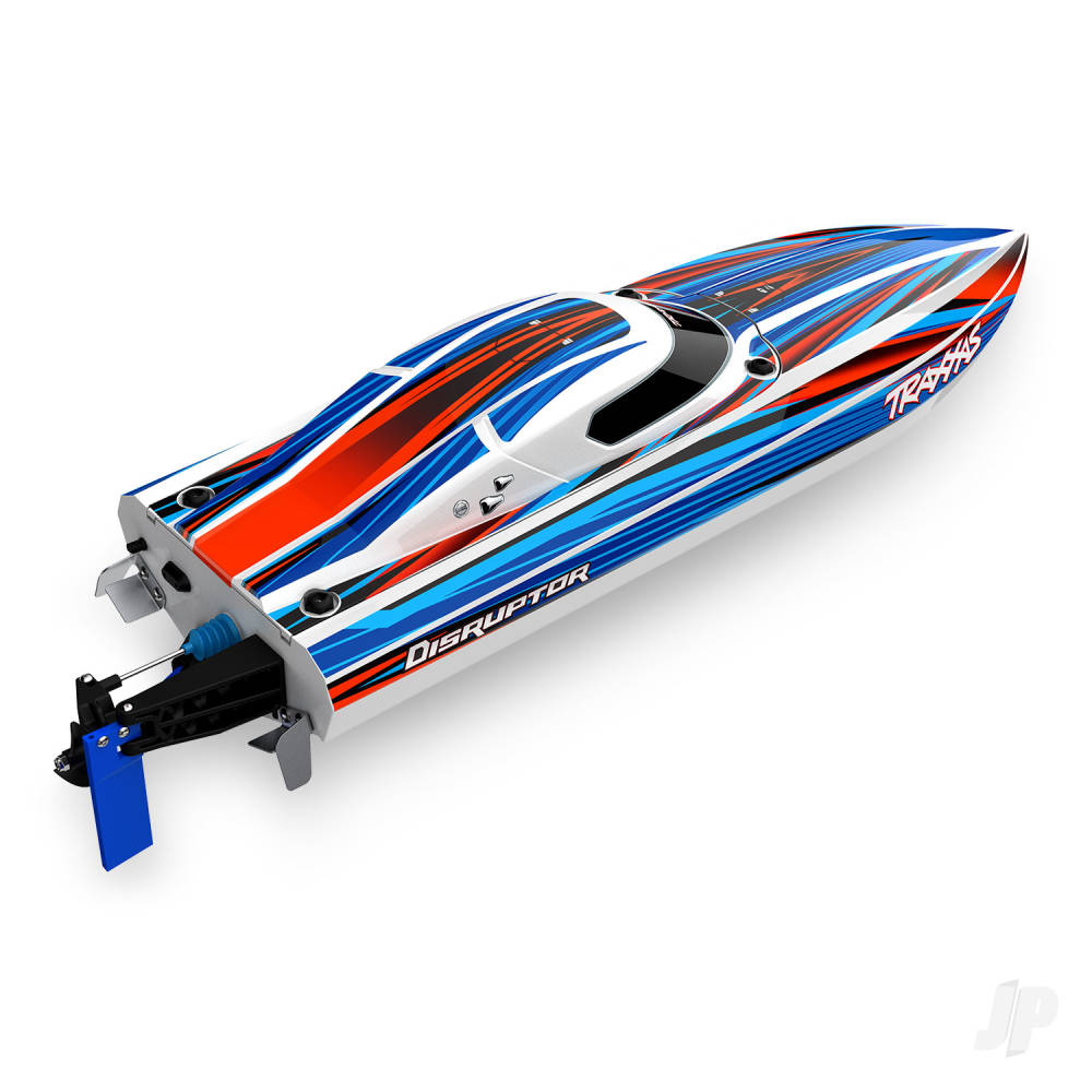 Disruptor 4S VXL 1:10 26in Electric Brushless Race Boat with Rapid Right Pink (+ TQ 2-ch VXL-4s marine Velineon 540XL)