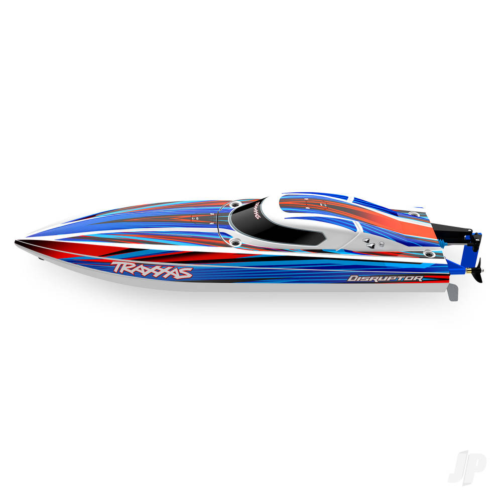 Disruptor 4S VXL 1:10 26in Electric Brushless Race Boat with Rapid Right Pink (+ TQ 2-ch VXL-4s marine Velineon 540XL)