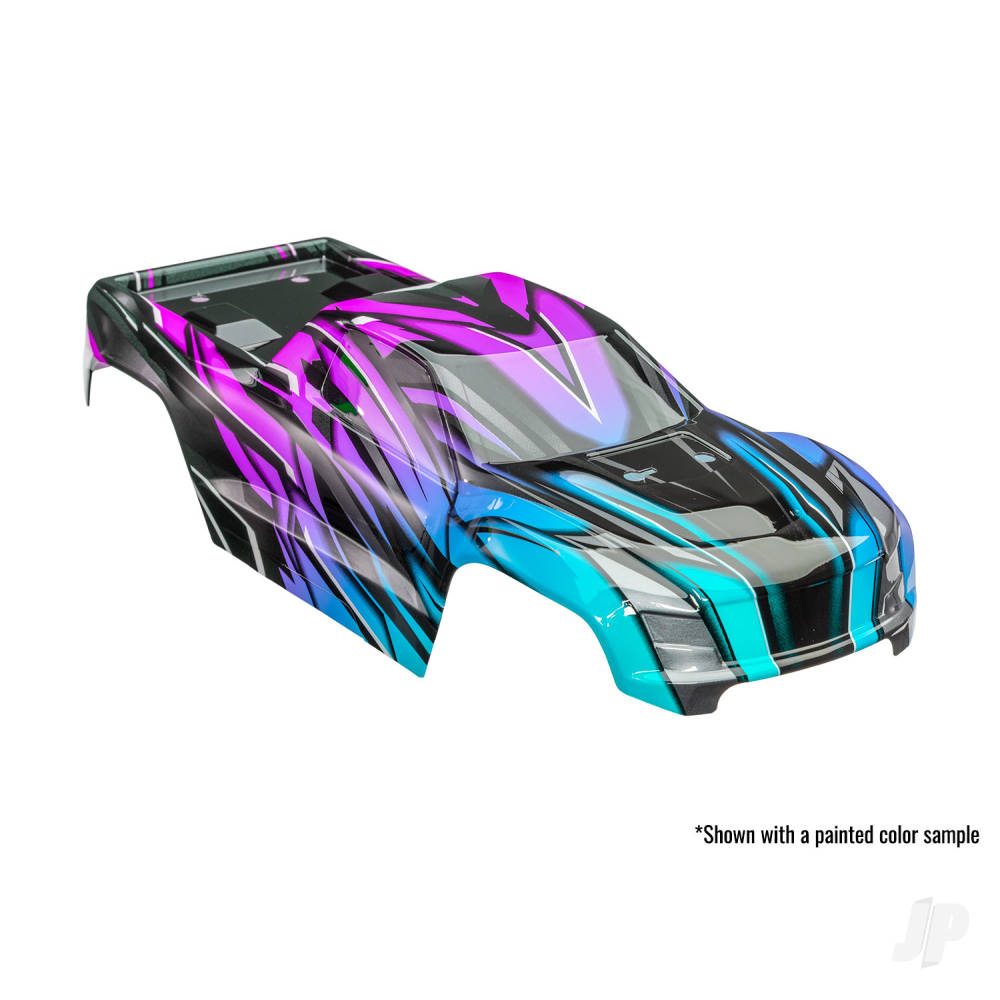 Body Mini Maxx ProGraphix (graphics are printed requires paint & final colour application) decals (includes front & rear body latches hardware) (for clipless mounting)