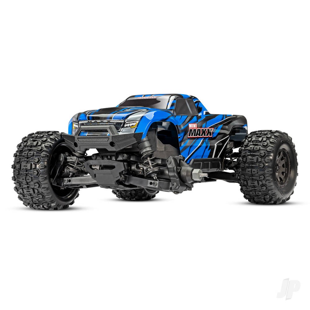 Mini Maxx BL-2S 4WD RTR Monster Truck Blue (+ TQi 2-ch BL-2s 2S LiPo USB-C Charger Clipless Body) - EX DISPLAY