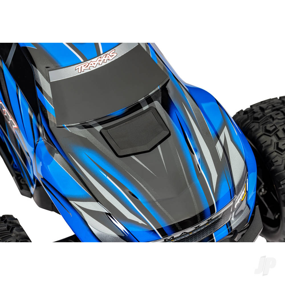 Mini Maxx BL-2S 4WD RTR Monster Truck Blue (+ TQi 2-ch BL-2s 2S LiPo USB-C Charger Clipless Body) - EX DISPLAY