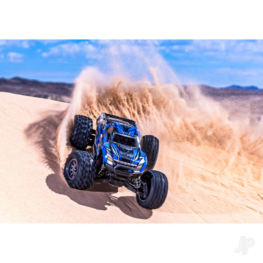 Mini Maxx BL-2S 4WD RTR Monster Truck Blue (+ TQi 2-ch BL-2s 2S LiPo USB-C Charger Clipless Body) - EX DISPLAY