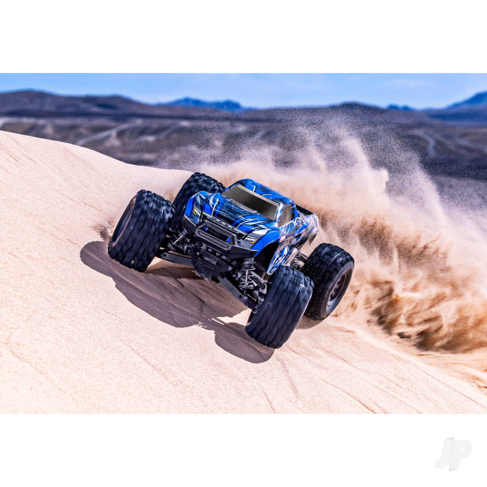 Mini Maxx BL-2S 4WD RTR Monster Truck Blue (+ TQi 2-ch BL-2s 2S LiPo USB-C Charger Clipless Body) - EX DISPLAY