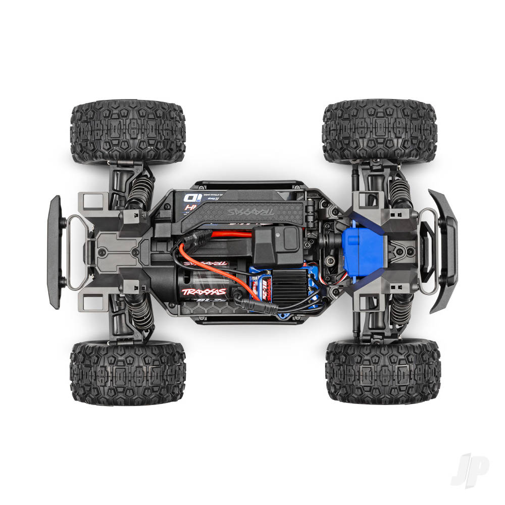 Mini Maxx BL-2S 4WD RTR Monster Truck Blue (+ TQi 2-ch BL-2s 2S LiPo USB-C Charger Clipless Body) - EX DISPLAY