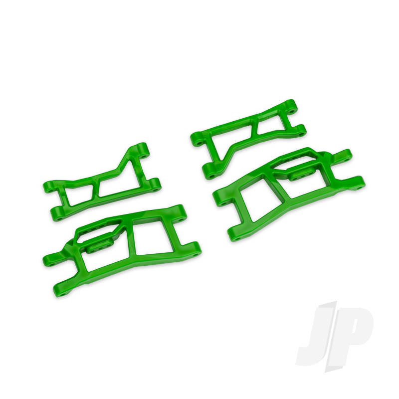Traxxas Suspension arms front (upper left (1) upper right (1) lower left (1) lower right (1)) (green)