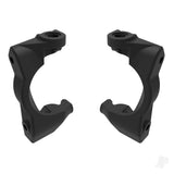 Caster blocks (c-hubs) left & right (Black)