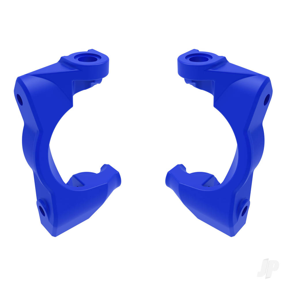 Caster blocks (c-hubs) left & right (Blue)