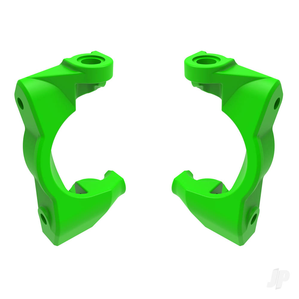 Caster blocks (c-hubs) left & right (Green)