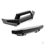 Bumper front (1) rear (1) (Black Chrome)