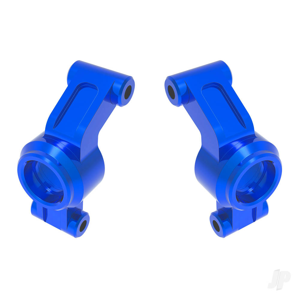 Carriers stub axle 6061-T6 aluminium (Blue-anodised) (left & right)