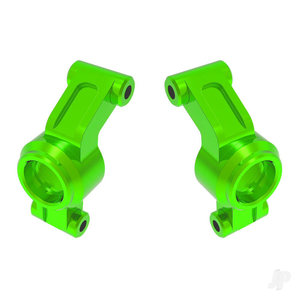 Carriers stub axle 6061-T6 aluminium (Green-anodised) (left & right)