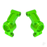 Carriers stub axle 6061-T6 aluminium (Green-anodised) (left & right)