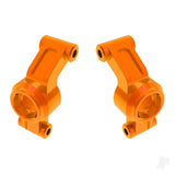 Carriers stub axle 6061-T6 aluminium (Orange-anodised) (left & right)