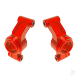 Carriers stub axle 6061-T6 aluminium (Red-anodised) (left & right)