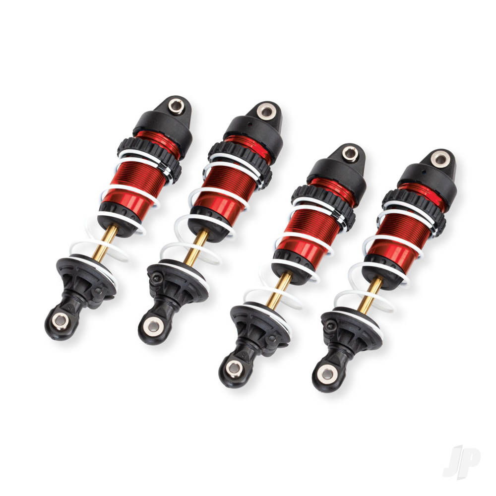 Shocks GTR long Red-anodised PTFE-coated bodies with TiN shafts (assembled with springs) (4)