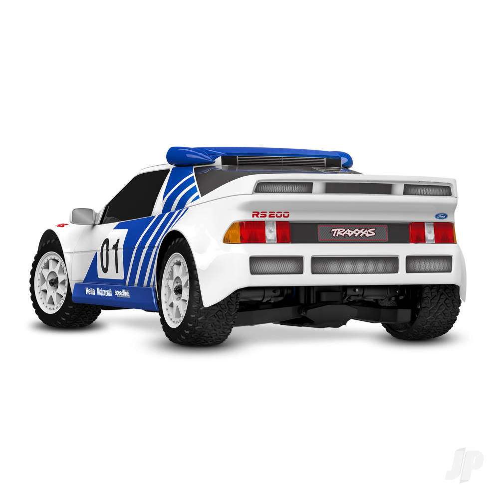 Traxxas Mini Rally VXL Ford RS200 4WD RTR (+ TQi 2-ch/VXL-3S - 2S LiPo - USB-C Charger/Clipless Body) - PRE ORDER - EXPECTED LATE NOVEMBER