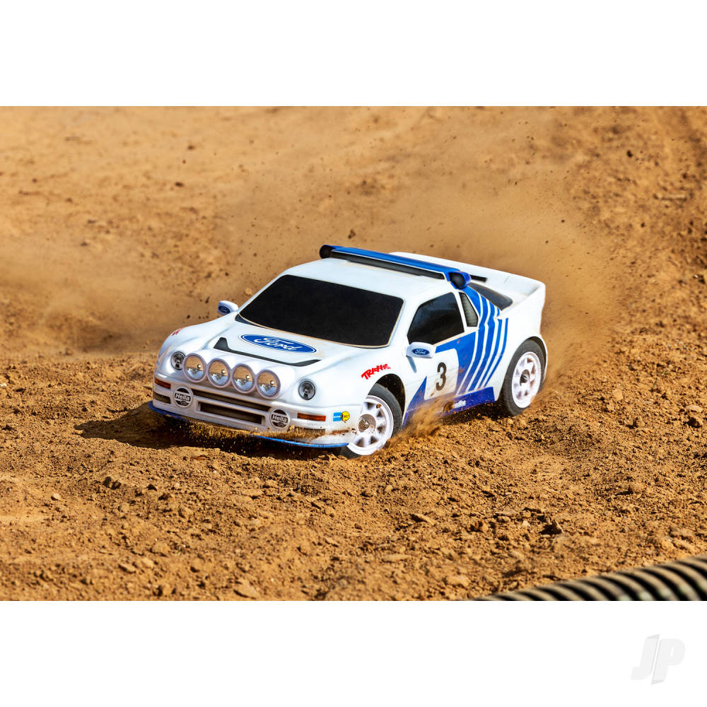 Traxxas Mini Rally VXL Ford RS200 4WD RTR (+ TQi 2-ch/VXL-3S - 2S LiPo - USB-C Charger/Clipless Body) - PRE ORDER - EXPECTED LATE NOVEMBER