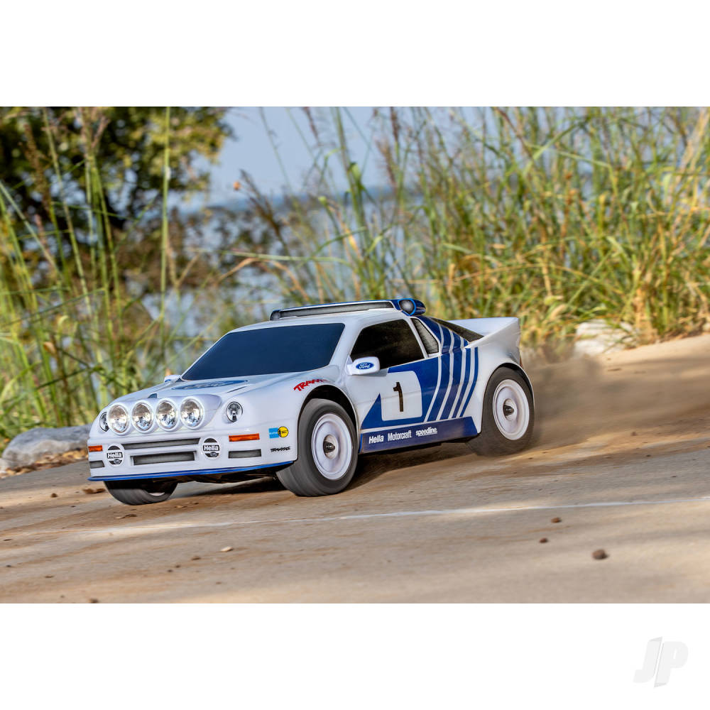 Traxxas Mini Rally VXL Ford RS200 4WD RTR (+ TQi 2-ch/VXL-3S - 2S LiPo - USB-C Charger/Clipless Body) - PRE ORDER - EXPECTED LATE NOVEMBER