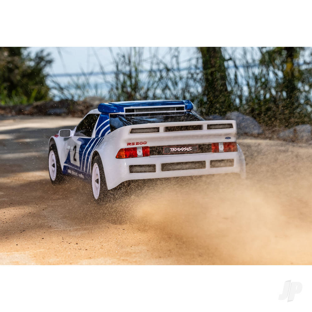 Traxxas Mini Rally VXL Ford RS200 4WD RTR (+ TQi 2-ch/VXL-3S - 2S LiPo - USB-C Charger/Clipless Body) - PRE ORDER - EXPECTED LATE NOVEMBER