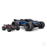 Mini XRT VXL-3S 4WD RTR Race Truck Blue (+ TQi 2-ch VXL-3S 2S LiPo USB-C Charger Clipless Body)