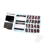 Traxxas Number Plates (L&R)