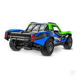 Traxxas Mini Slash BL-2S 4X4 RTR Short Course Truck - Green (+ TQi 2-ch/2S LiPo/USB-C Charger/Clipless Body)