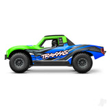 Traxxas Mini Slash BL-2S 4X4 RTR Short Course Truck - Green (+ TQi 2-ch/2S LiPo/USB-C Charger/Clipless Body)