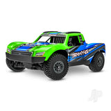 Traxxas Mini Slash BL-2S 4X4 RTR Short Course Truck - Green (+ TQi 2-ch/2S LiPo/USB-C Charger/Clipless Body)