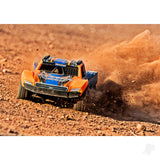 Traxxas Mini Slash BL-2S 4X4 RTR Short Course Truck - Orange (+ TQi 2-ch/2S LiPo/USB-C Charger/Clipless Body)