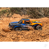 Traxxas Mini Slash BL-2S 4X4 RTR Short Course Truck - Orange (+ TQi 2-ch/2S LiPo/USB-C Charger/Clipless Body)
