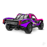 Traxxas Mini Slash BL-2S 4X4 RTR Short Course Truck - Pink (+ TQi 2-ch/2S LiPo/USB-C Charger/Clipless Body)