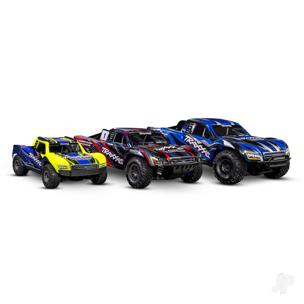 Traxxas Mini Slash BL-2S 4X4 RTR Short Course Truck - Yellow (+ TQi 2-ch/2S LiPo/USB-C Charger/Clipless Body)