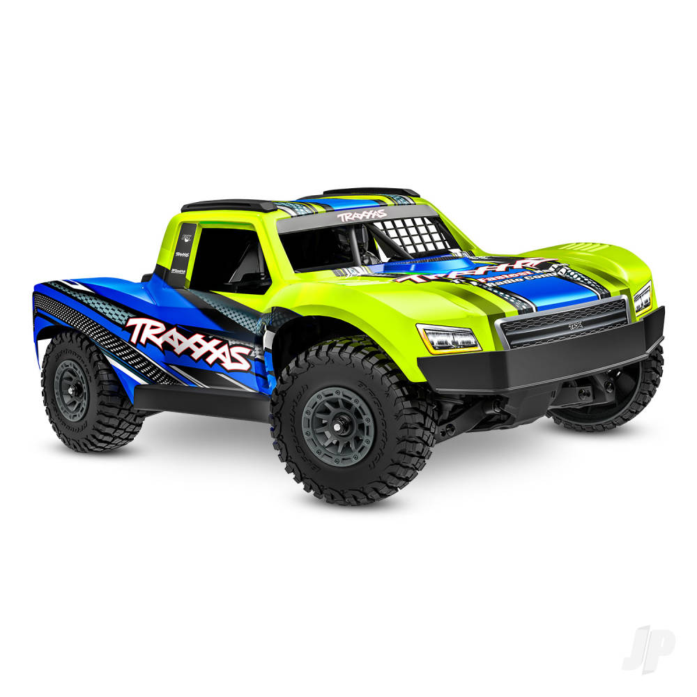 Traxxas Mini Slash BL-2S 4X4 RTR Short Course Truck - Yellow (+ TQi 2-ch/2S LiPo/USB-C Charger/Clipless Body)