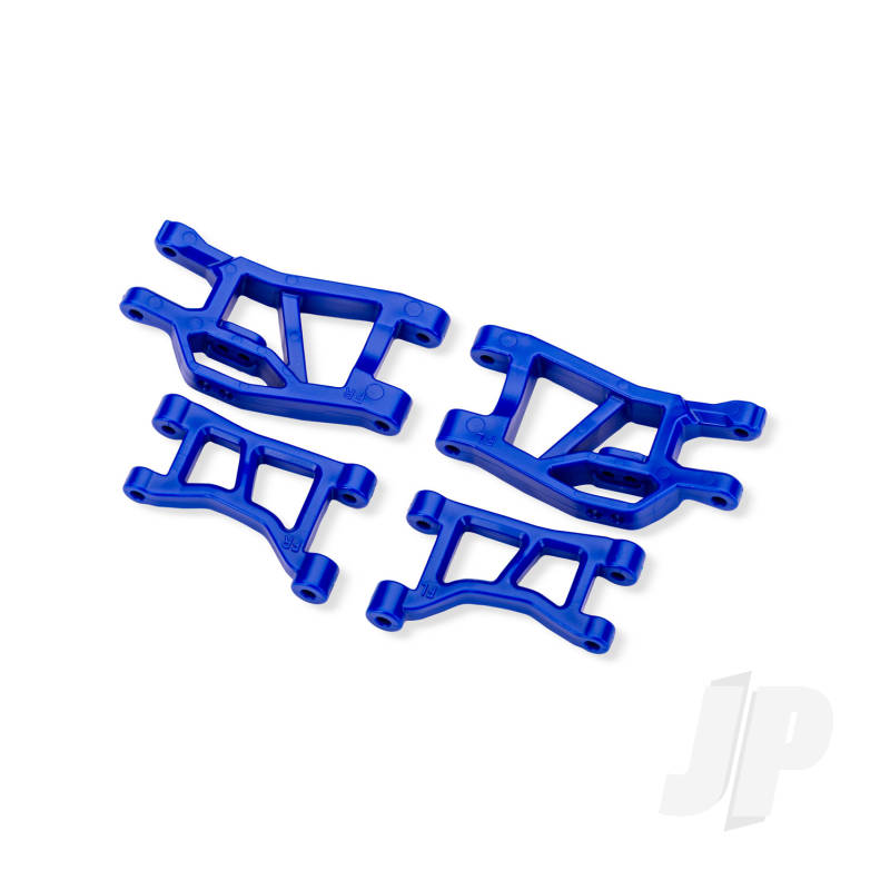 Traxxas Blue Front Upper & Lower Suspension Arms (L&R)