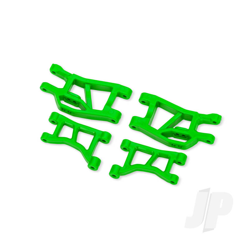 Traxxas Green Front Upper & Lower Suspension Arms (L&R)