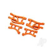 Traxxas Orange Front Upper & Lower Suspension Arms (L&R)