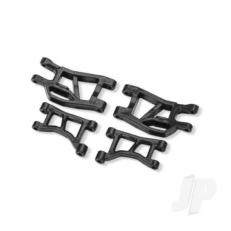 Traxxas Black Front Upper & Lower Suspension Arms (L&R)