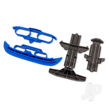 Traxxas Blue Bumpers and Skid Plates