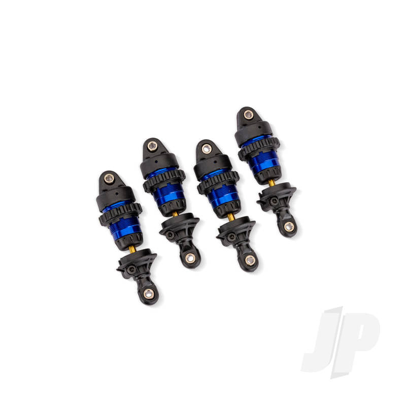 Traxxas Blue Aluminium Mini GTR Short Shocks (4)