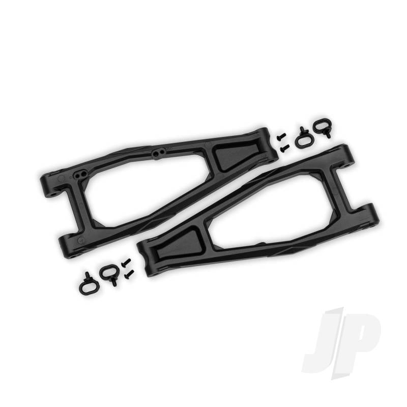 Traxxas Sand Car Black Upper Front HD Suspension Arms (L&R)
