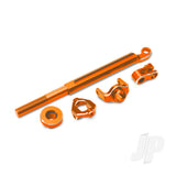 Traxxas Brake linkage front (orange-anodised 6061-T6 aluminium) mounting hardware