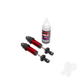 Traxxas Shocks GT-Maxx front aluminium red-anodised (fully assembled w/o springs) (2)