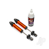 Traxxas Shocks GT-Maxx rear aluminium orange-anodised (fully assembled w/o springs) (2)