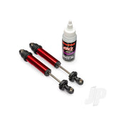 Traxxas Shocks GT-Maxx rear aluminium red-anodised (fully assembled w/o springs) (2)
