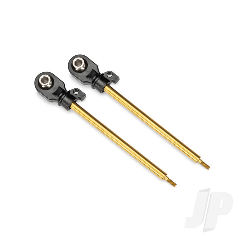 Traxxas Shock shafts GT-Maxx 110mm (assembled with rod ends & hollow balls) (TiN-coated) (2)