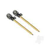 Traxxas Shock shafts GT-Maxx 110mm (assembled with rod ends & hollow balls) (TiN-coated) (2)
