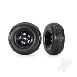 Traxxas Wheels & Tyres assembled glued (Pro Scale Sand Car black wheels dual profile tyres