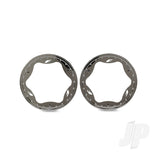 Traxxas Beadlock rings front chrome (3.5) (2)