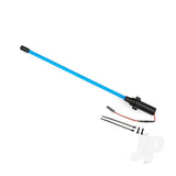 Traxxas Whip light LED blue (assembled) (1)/ 3x12mm BCS (2) (replacement for 1 whip light left or right) (requires #6588X accessory power supply)